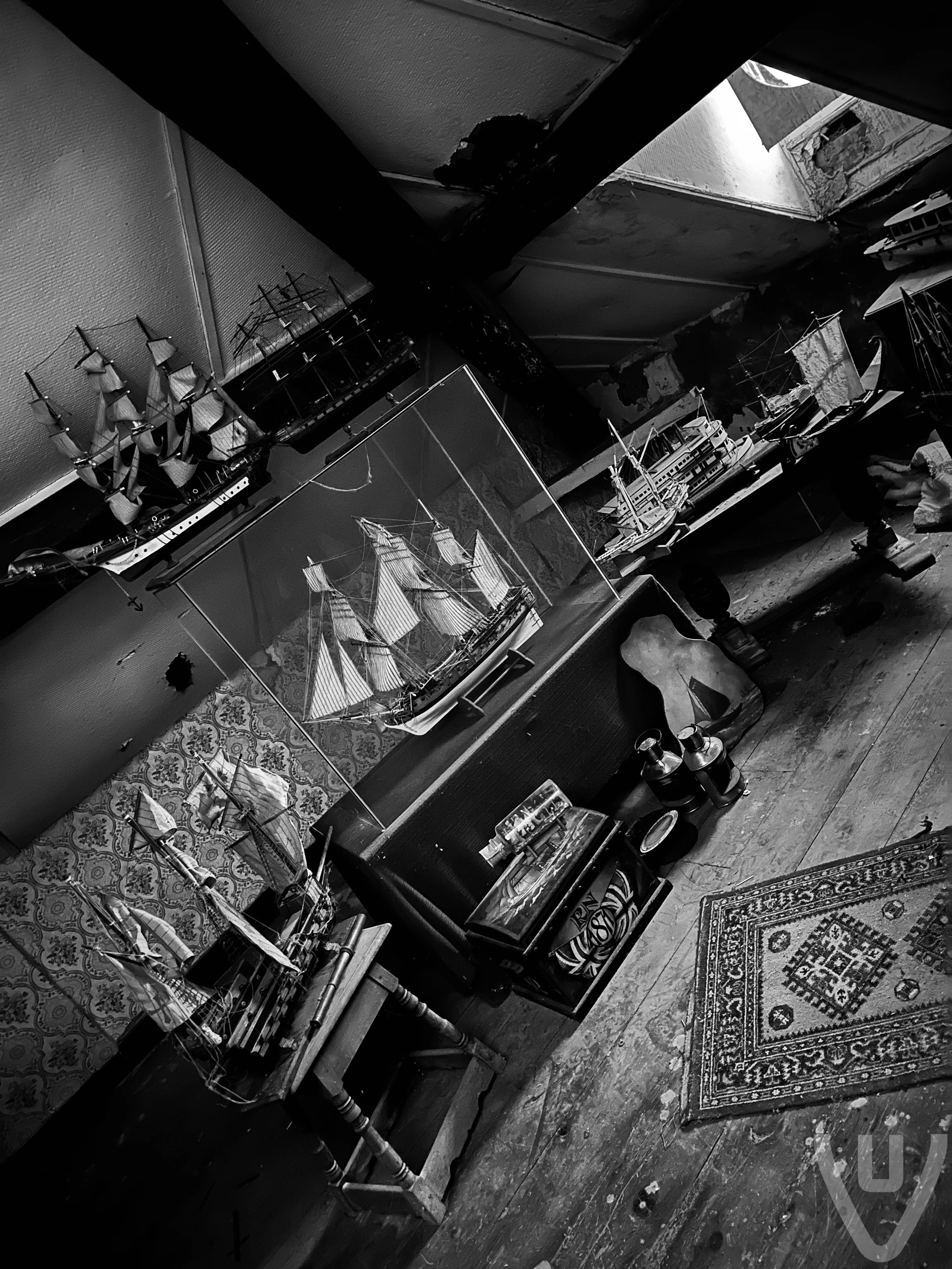 the Boat House / House with the model boats urban exploration location in Belgium - Image 2