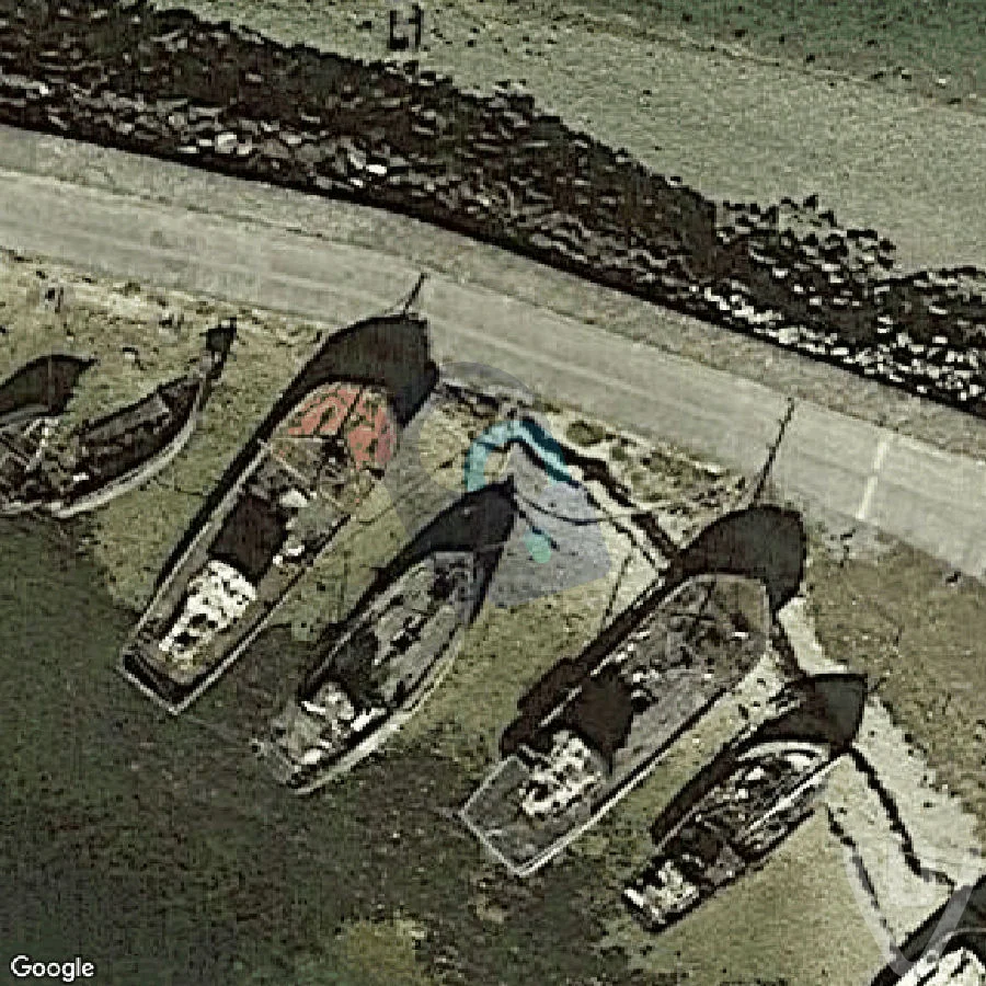 Le Cimetiere de Bateaux abandoned location in Brittany, Brittany, France - Boat for urban exploration