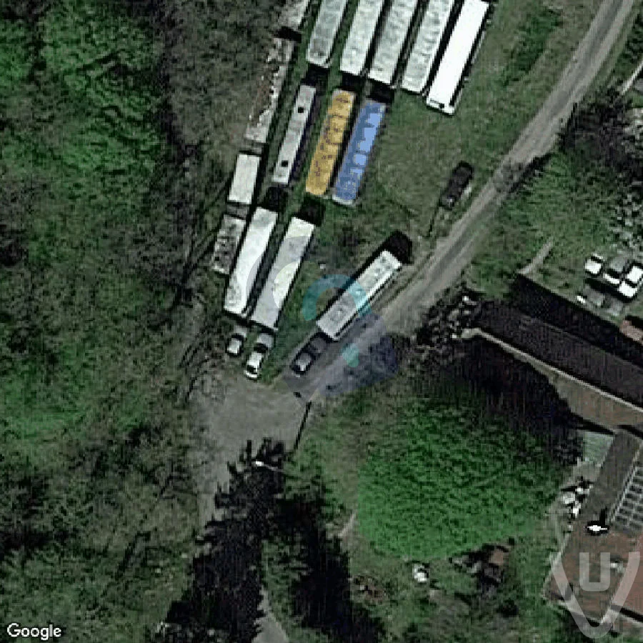 Bus Graveyard abandoned location in Ile-de-France, Ile-de-France, France - Vehicle for urban exploration