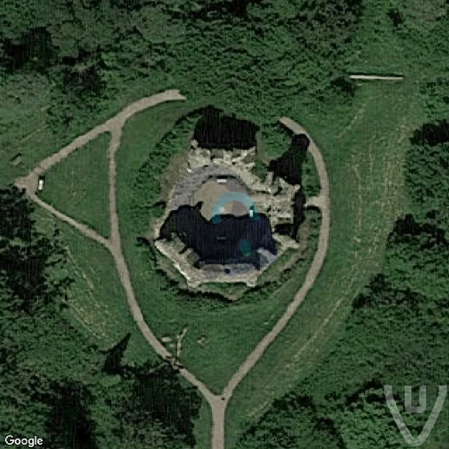 Castle of King John abandoned location in England, England, United Kingdom - Ruine for urban exploration