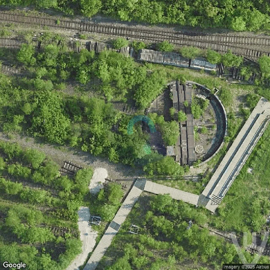 Drehscheibe Lokomotiv abandoned location in Bavaria, Bavaria, Germany - Outside for urban exploration