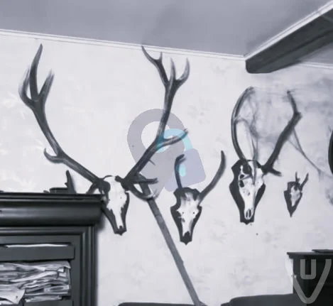 House with the deer skulls urban exploration location in Belgium - Image 2