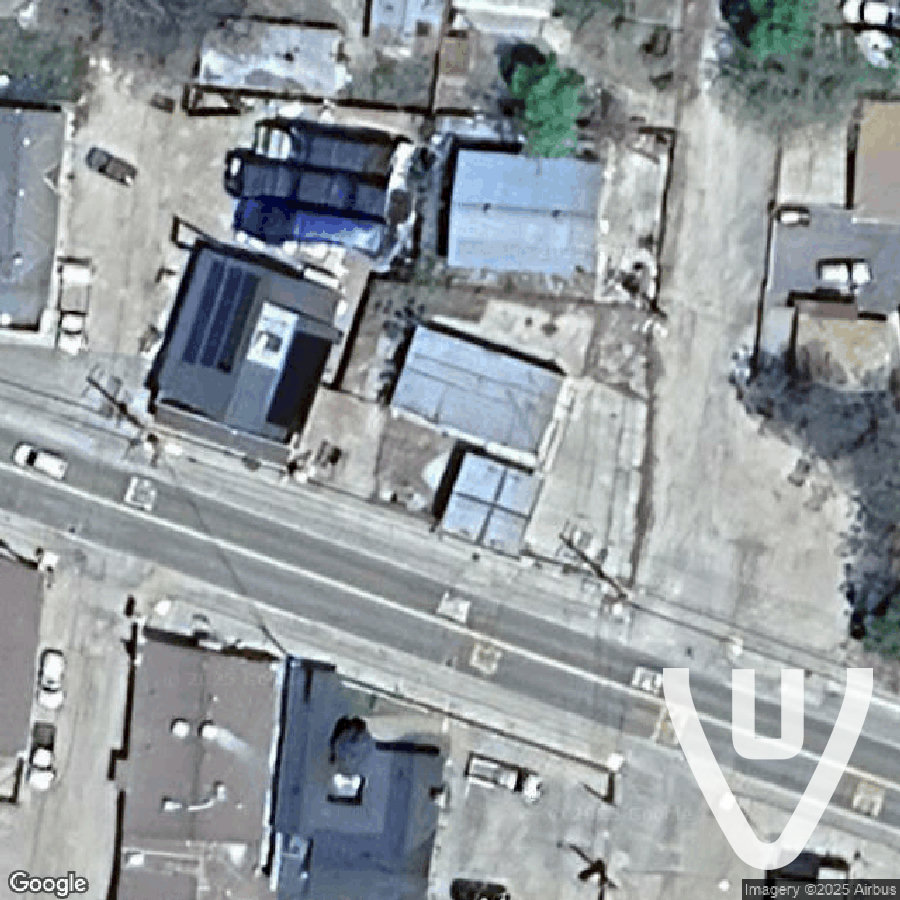 White Gaz Station abandoned location in California, California, United States - Gasstation for urban exploration