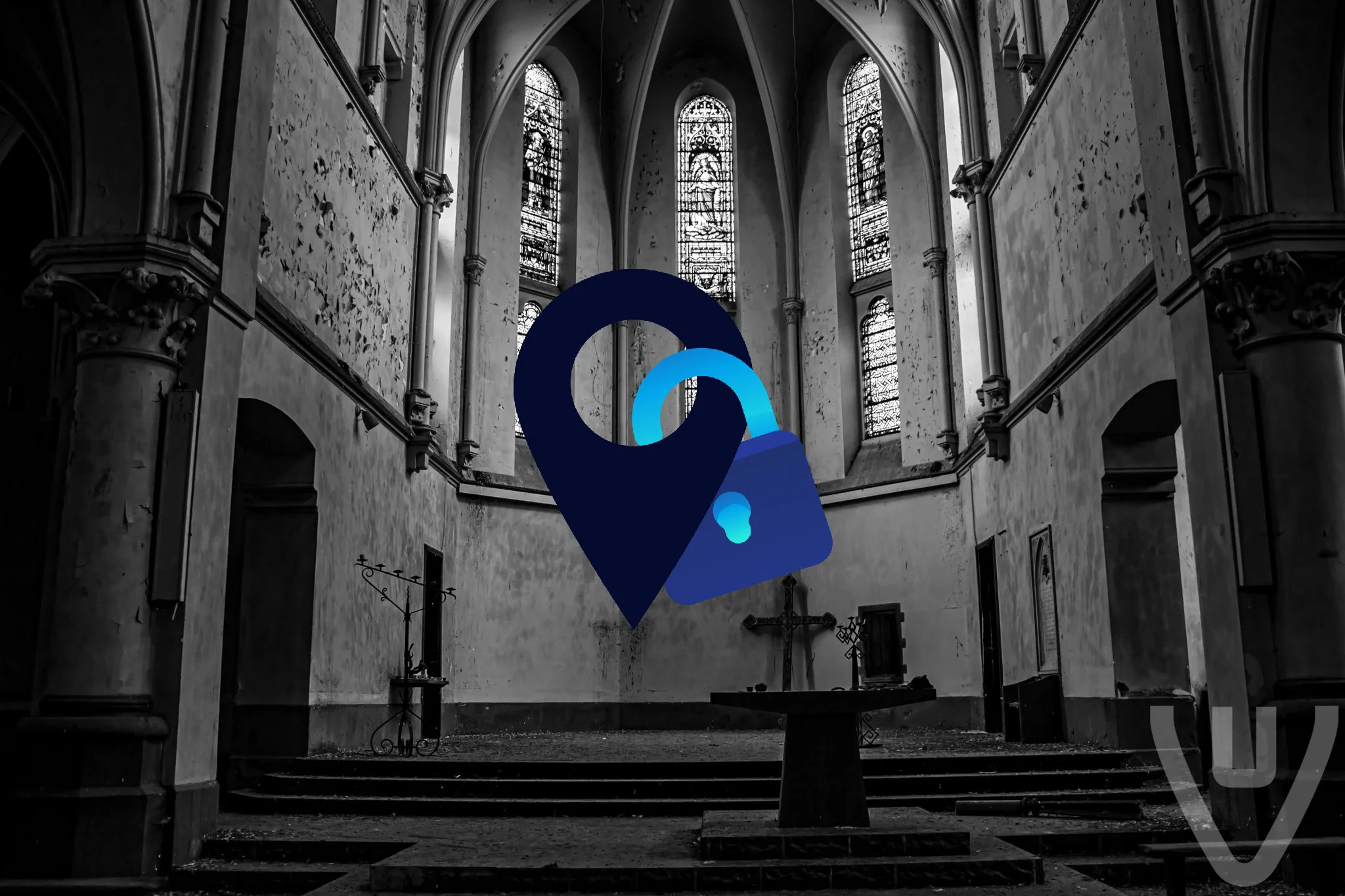 Eglise Blue urban exploration location in Belgium - Image 2