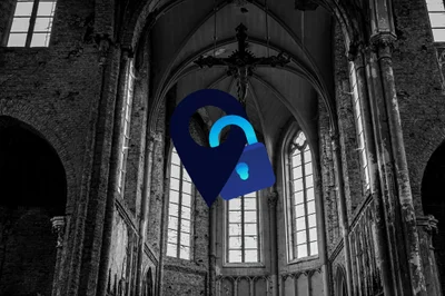 Blue Christ Church urban exploration location in Belgium - Image 4