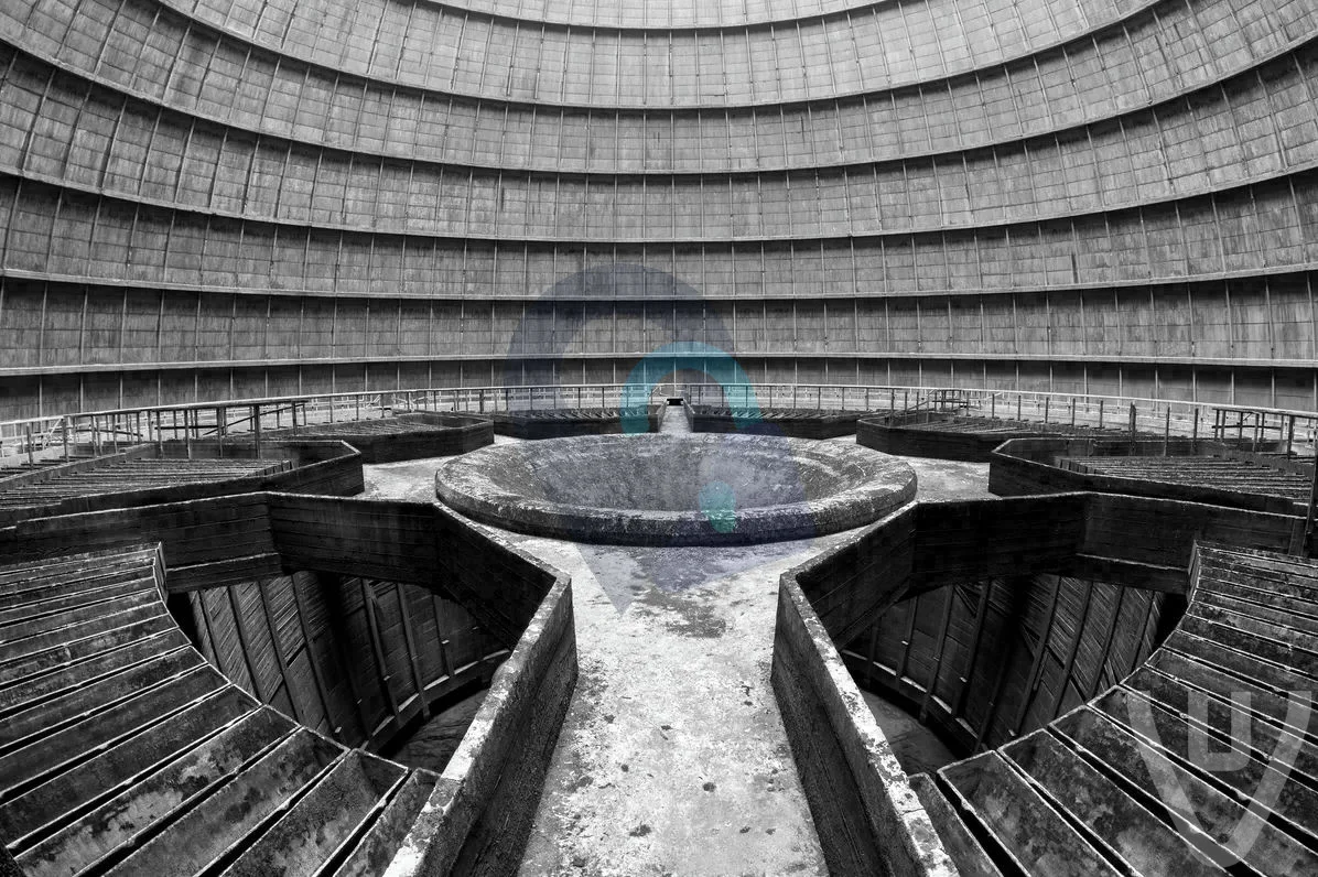 Power Plant IM Cool Tower urban exploration location in Belgium - Image 3