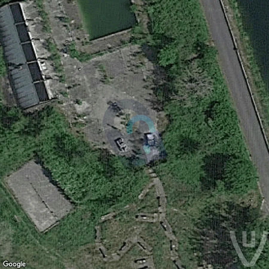 Swimming pool along the canal abandoned location in Wallonia, Wallonia, Belgium - Swimmingpool for urban exploration