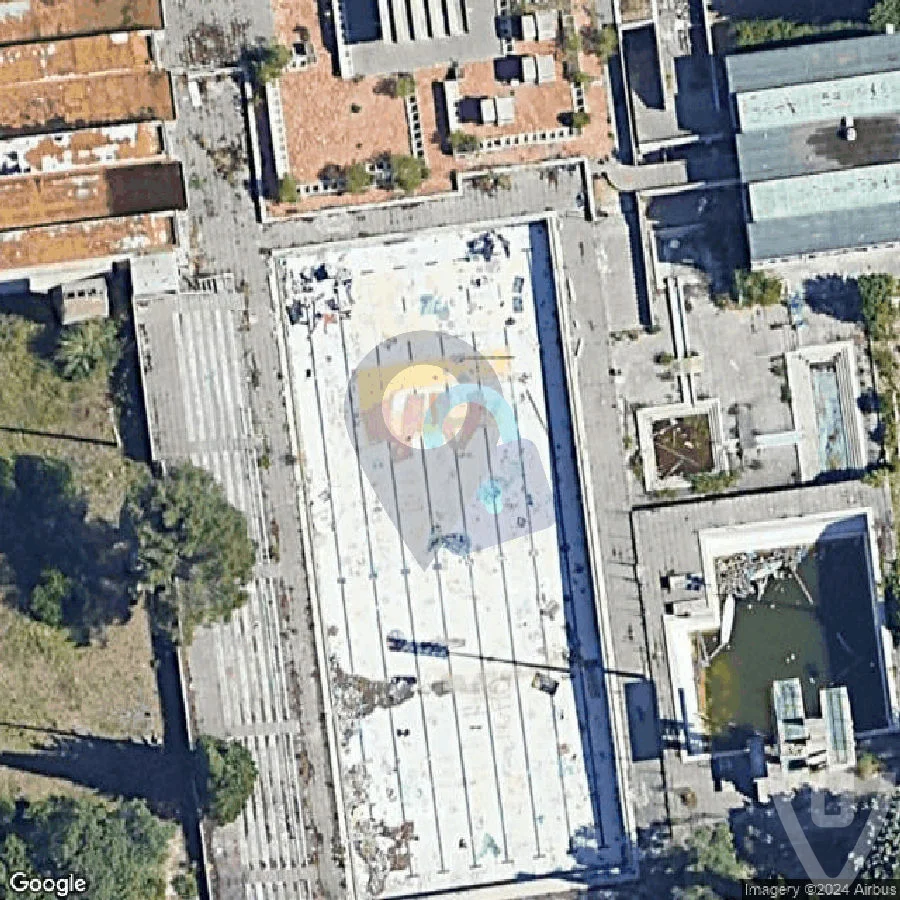 Piscine Luminy abandoned location in Provence-Alpes-Cote d'Azur, Provence-Alpes-Cote d'Azur, France - Swimmingpool for urban exploration