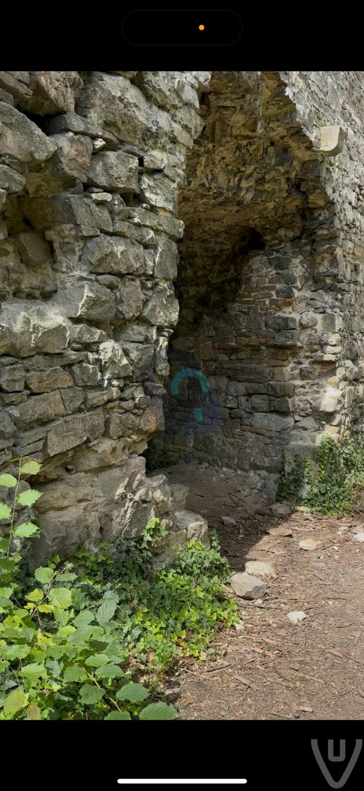 Ruines du Chateau d'Ambleve abandoned location in Wallonia, Wallonia, Belgium - Ruine for urban exploration