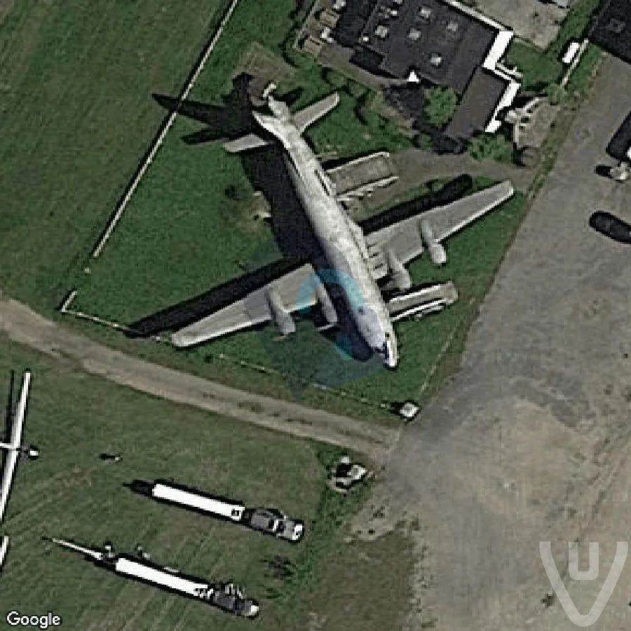 Plane abandoned location in Flanders, Flanders, Belgium - Airplane for urban exploration