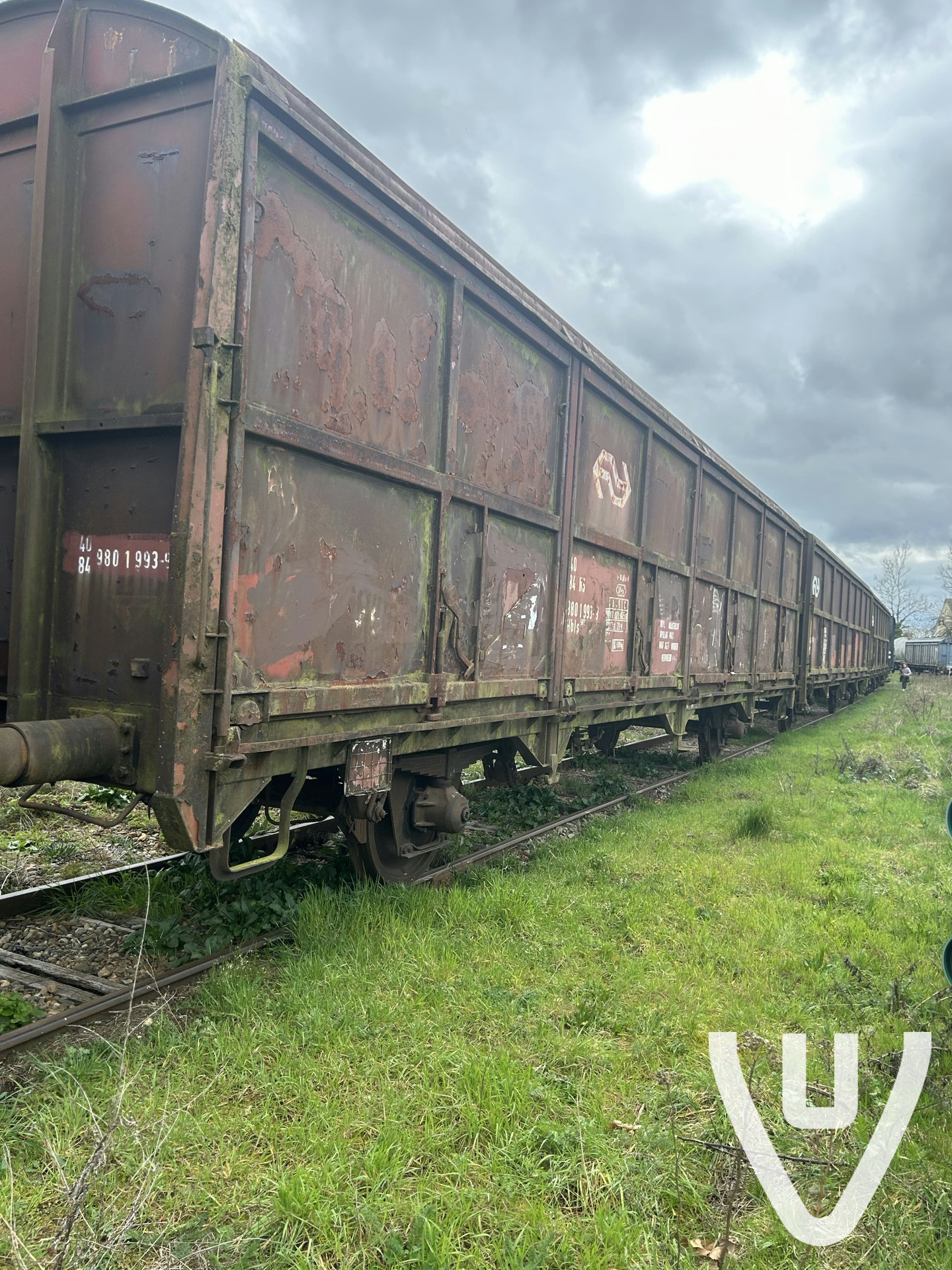 The Old Parked Train