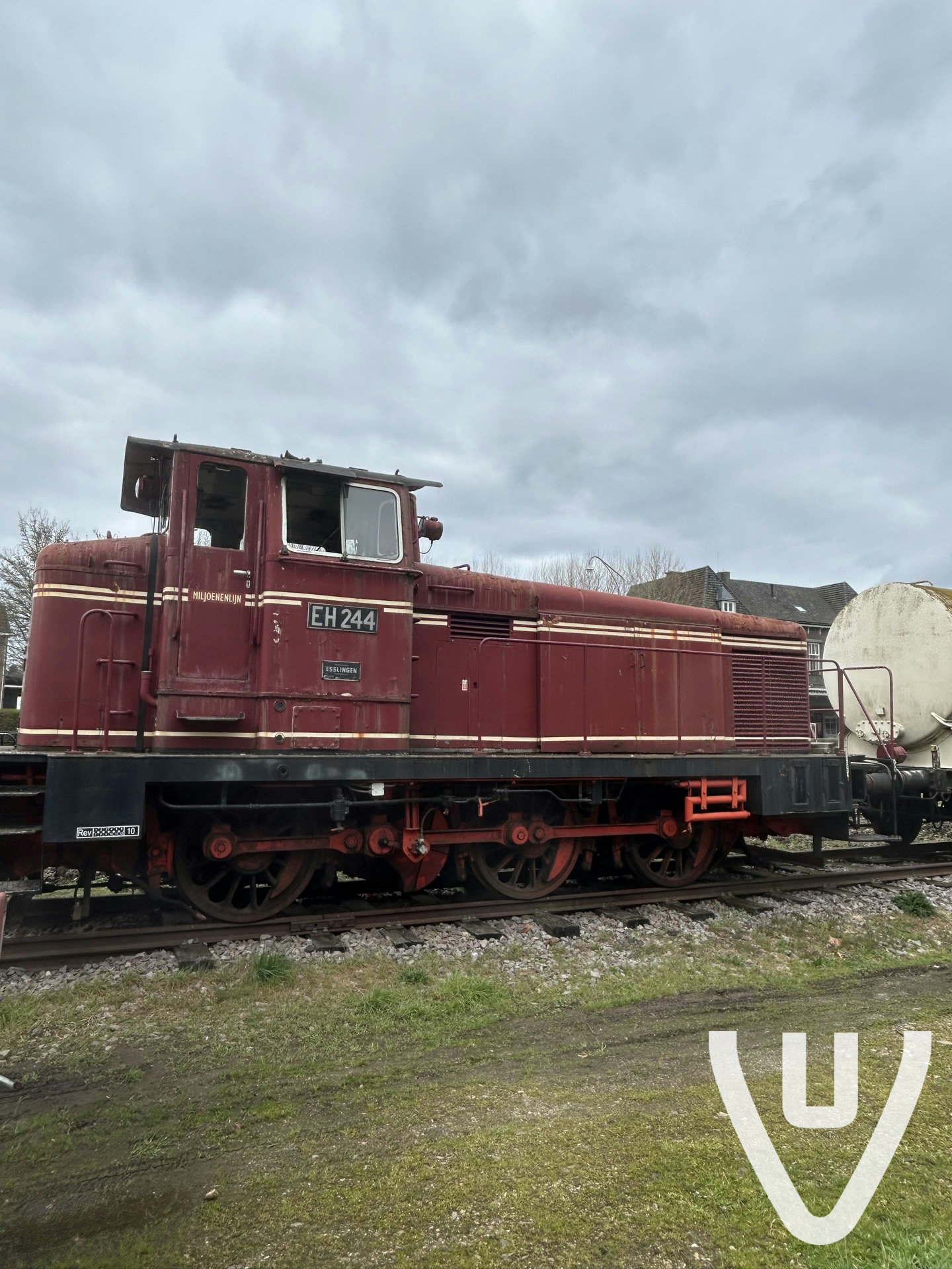 The Old Parked Train