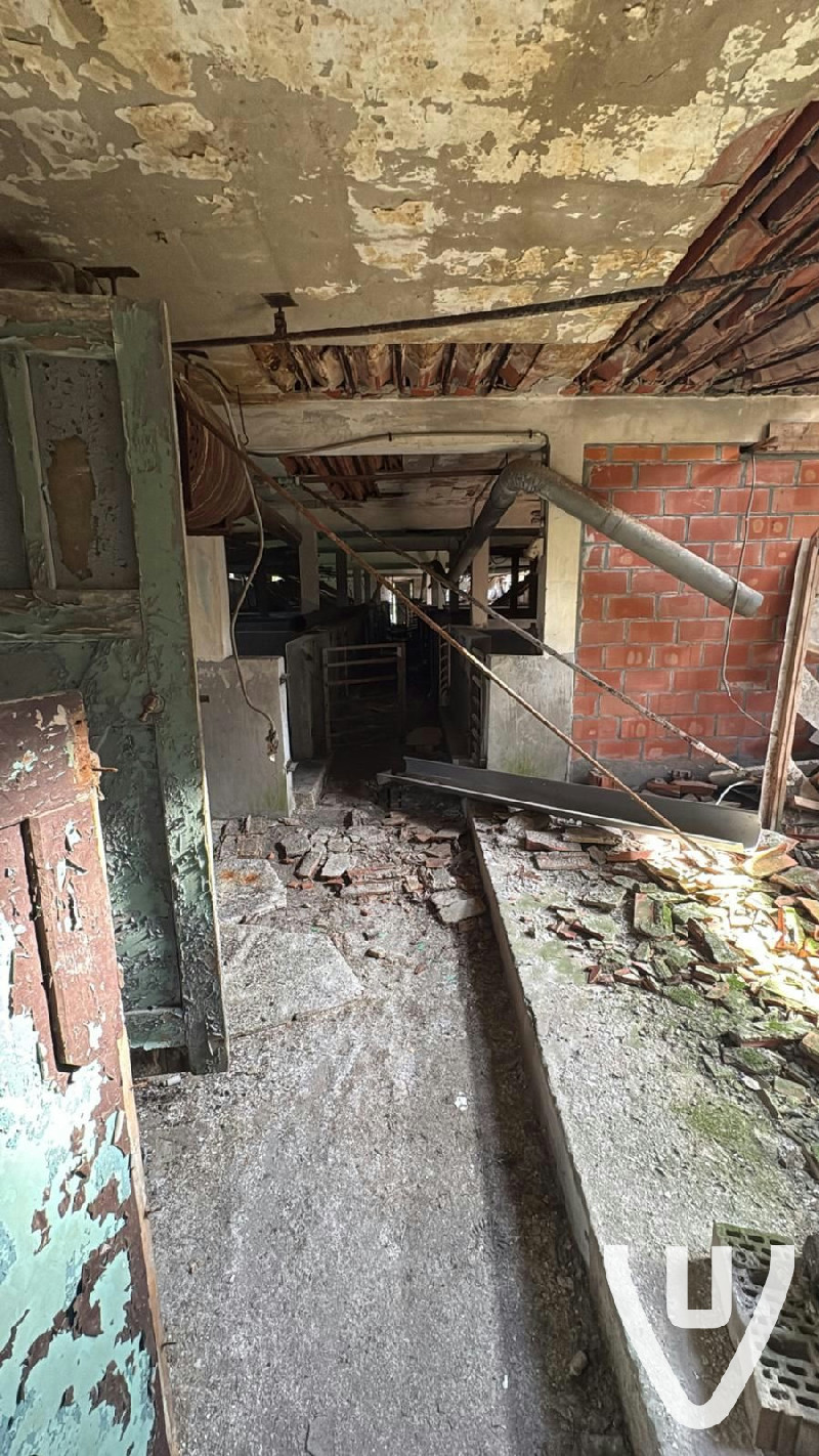 Groote boerderij met gebouw en huis