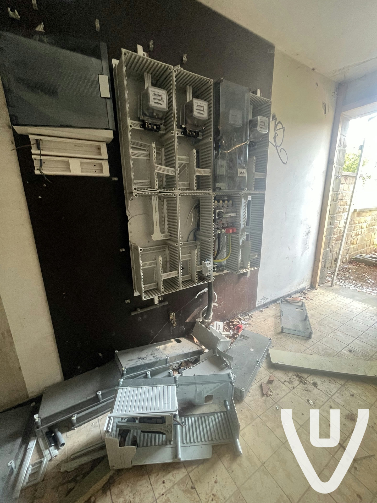 Prison & side building inside