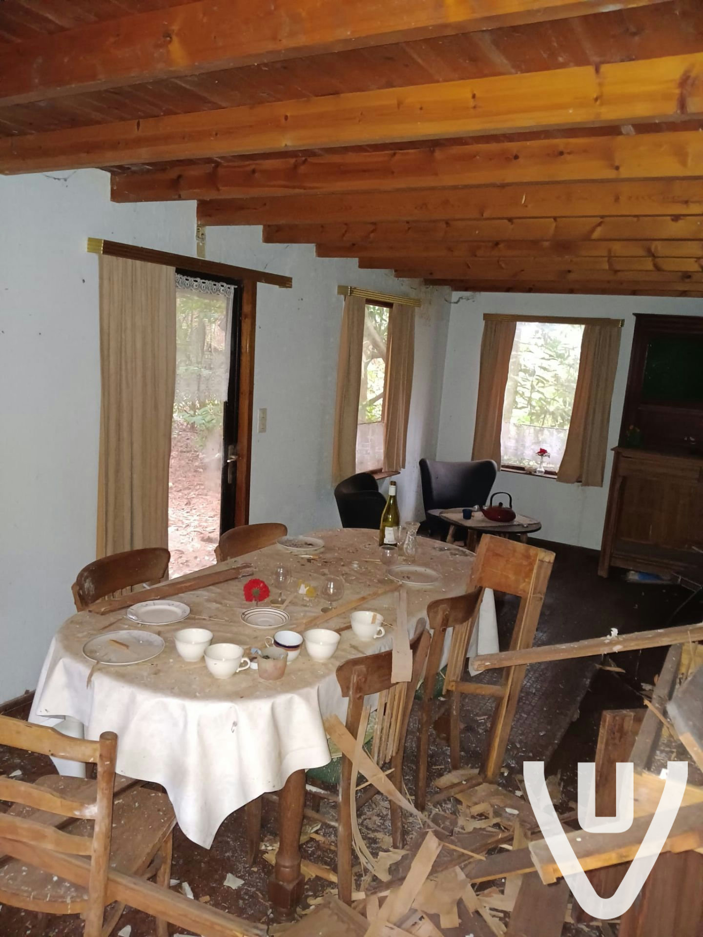 Chalet White Spiders